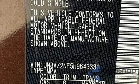 JN8AZ2NF5H9643331